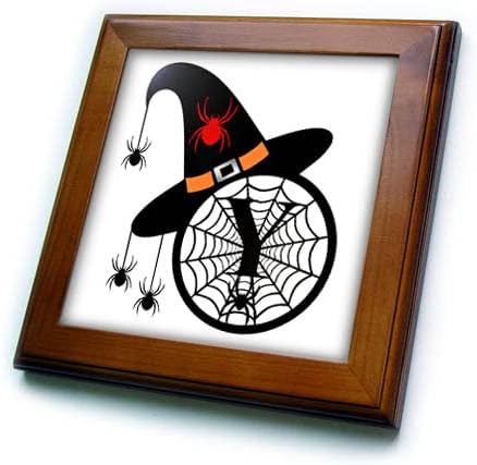 3drose Monogram Y pauci za Vještičji šešir za Noć vještica i pločice s mrežastim okvirima