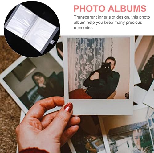 Abaodam Clear Binder 2pcs Album prijenosni rukavi Rezervirajte za inčne albume Instant kamere Postcards