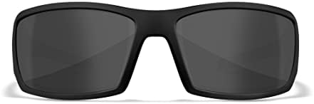 Wiley X WX upletene balističke Black Ops naočare za sunce, zaštitne naočare za muškarce i žene, UV zaštita za oči za snimanje, ribolov, biciklizam i ekstremne sportove, mat crni okviri, dimno siva zatamnjena sočiva