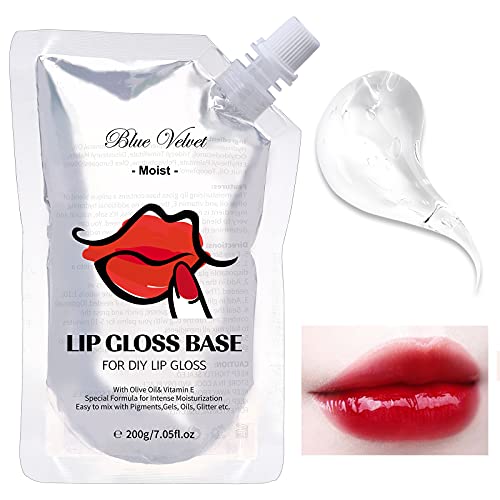 Plavi baršunasti sjaj za usne Izrada baznog ulja 7.05 oz Clear Lip Gloss non-Stick hidratantni Versagel