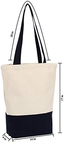 Heavy Duty 12 oz platnene torbe DIY za izradu i uređenje višekratne torbe za pranje namirnica torba
