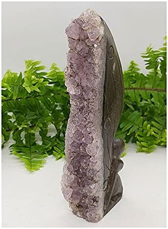 Dekorativni ukrasi saiyi 200g ručno izrezbaren na host rock ametist kristalna vila, ljekovita kamen