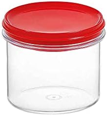Comoplast okrugla Jednostruka posuda za sve namjene, skladište hrane i ostave bez BPA sa hermetičkim