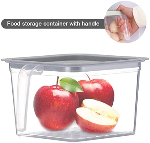 SLNFXC kutija za čuvanje frižidera posuda za skladištenje sa ručkom poklopca Crisper prozirni frižider