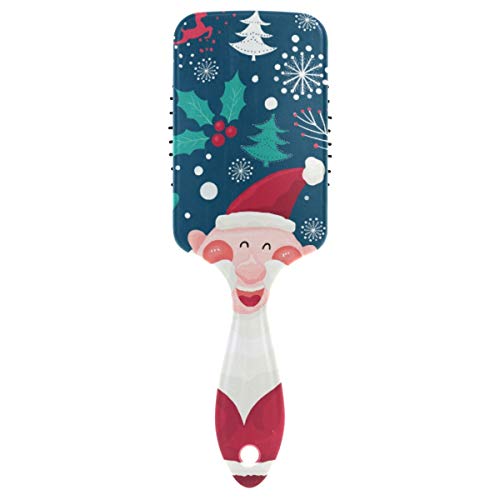 Vipsk četkica za kosu za zrak, plastični šareni pozdrav Santa, prikladna dobra masaža i antitatska detaljiva