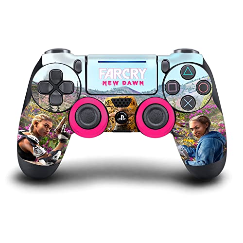 Dizajn kućišta za glavu zvanično licencirani kauč Far Cry Twins novi Dawn ključ Art vinilne naljepnice za igranje kože poklopac naljepnice kompatibilan sa Sony PlayStation 4 PS4 DualShock 4 kontrolerom
