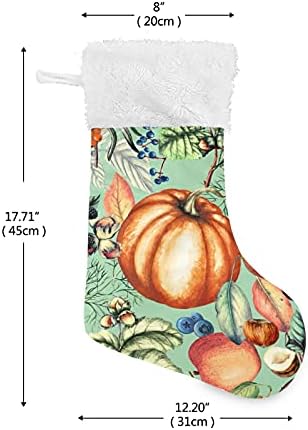 Alaza Božićne čarape Dan zahvalnosti Klasično Personalizirano Veliko uređenje skladišta za obiteljski odmor Sezona