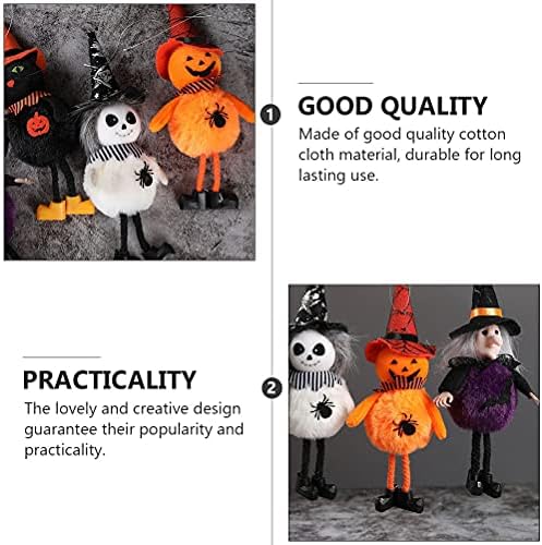 KESYOO 2pcs Classic Halloween Ghost Decors Pumpkin Doll Decors Halloween Supplies Halloween Costume