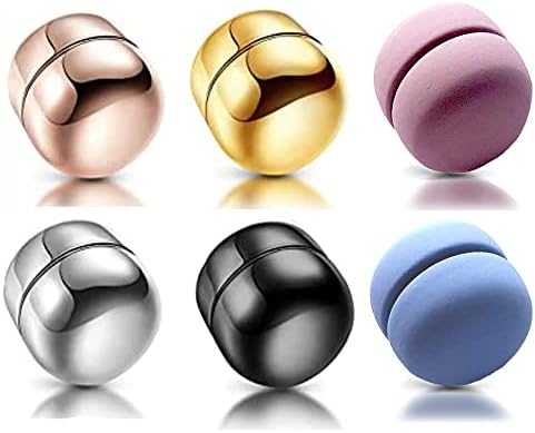 Magnetni igle za šal, 6pcs jaki magneti Hijab Clip za žene, šareni višestruki mali okrugli gumbi za igle za odjeću