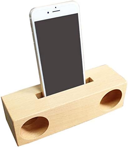 ZMMYR Drveni držač za mobitel zvučnik zvučnik za prikaz zvučnika za mobilni telefon