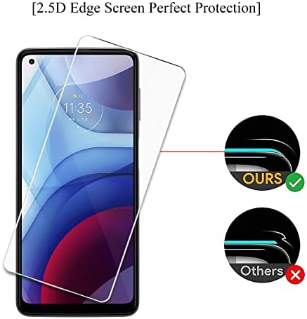 Zaštita ekrana od 3 paketa za Motorola Moto G Power 2021, Zaštita ekrana od kaljenog stakla,tvrdoća od 9H,jednostavna instalacija, protiv ogrebotina, bez mjehurića kompatibilna sa Moto G Power 2021