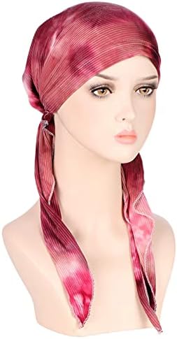 Ženska Tie Dye kapica šešir vrećasti Turban Hemo kape Bohemian Pearl marama za žene modni Turban