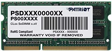 Patriot 1.35v 4GB DDR3 1600MHz PC3-12800 CL11 SODIMM memorija PSD34G1600L2S