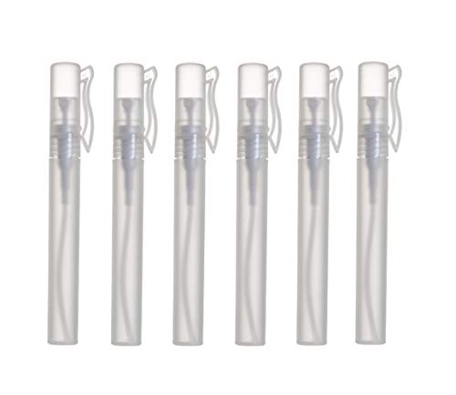 erioctry 6kom 10ml prozirne bočice sa raspršivačem Mini prenosiva parfemska olovka prazne posude za