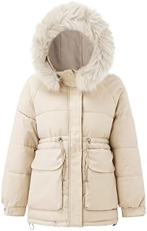 Xiloccer Ženske zimske haljine Coats 2022 Jakna za kamiondžija Slatke jakne za žene Najbolja šarena jakna krzno