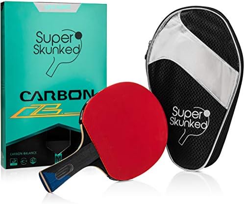 Super skuned ugljik bilans ping pong vesla / stolni tenis reket / ITTF odobrena guma