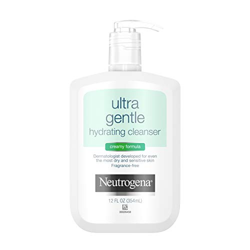 Neutrogena Ultra Gentle hidratantno svakodnevno sredstvo za čišćenje lica za osjetljivu kožu, akne,