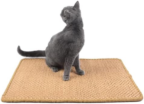 Grebalica za mačke, FOOPOMARY [32 X 20 inča] tepih od imitacije sisala za zatvorene mačke,