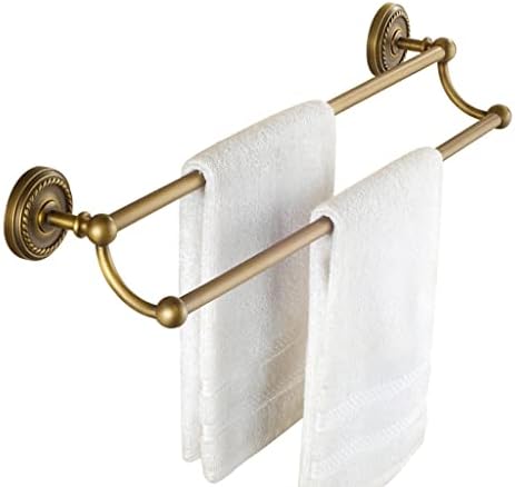 Rack ručnika Jednostruki štap starinski kupaonica ručnik za kupatilo Svi bakar viseći štap kupaonica
