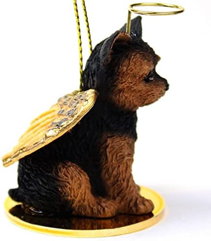 Jorkširski terijer Pas YORKIE štene rez anđeo minijaturna smola Božić Ornament novi DTA131 po conversation
