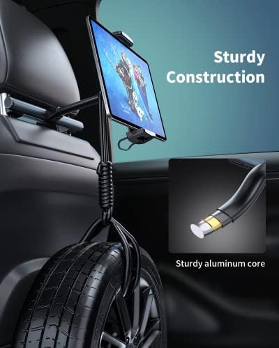 APPS2Car držač tableta za naslon za glavu automobila, držač iPada za zadnje sjedište automobila,