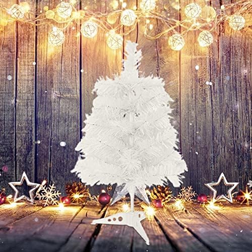 Izvrsni božićni ukrasni pokloni, mini božićno drvce, 24 inča arktifično božićno simulacijsko stanje tablice Xmas Tree za božićne ukrase, dom, kuhinja, trpezarijski stol Xmas Indoor Decor