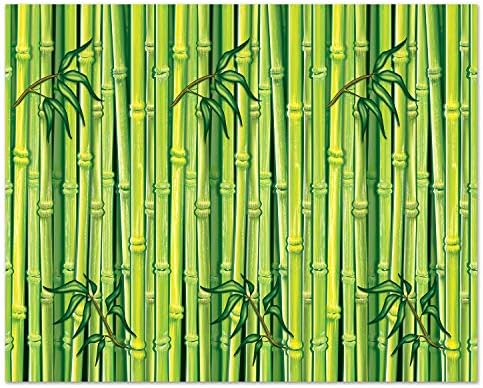 Beistle Bamboo Zidna pozadina, 4 'x 30' - foto pozadina, jednostavan za pričvršćivanje zidnih obloga,