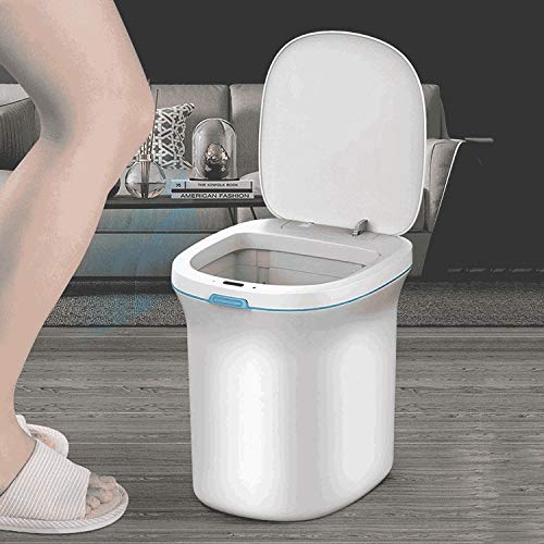 N / Kreativna Električna kanta za smeće indukcijska kanta za smeće u domaćinstvu sa poklopcem pametna kanta za smeće u kuhinjskom toaletu bez dodira