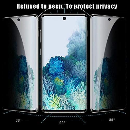 [2-Pack] LCHDA za Samsung Galaxy S23 Ultra 5G Zaštita ekrana za privatnost, Anti-Spy 3d zakrivljena