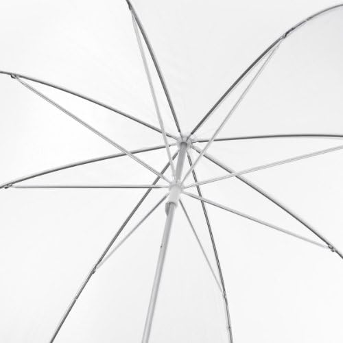 Prozirni kišobran, bijeli, 84 cm