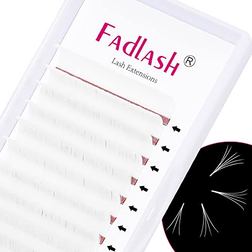 White Lash Extensions DD Curl Colored Lashes Easy Fan Volume Lashes Colored Eyelash Extensions