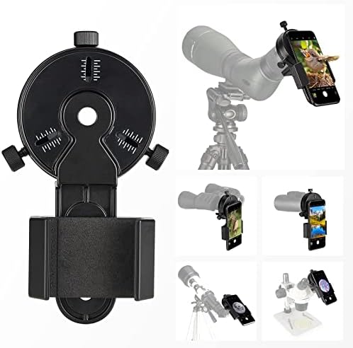 Celticbird Najnoviji adapter pametnog telefona-telefon-montiranje Rad sa primetnim opsezima i dvogled i monokularni i teleskop i mikroskop i mikroskop