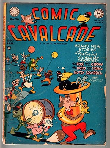 COMIC CAVALCADE 30-1948-DC -!st FUNNY životinja pitanje-lisica & vrana-rakun deca-FR
