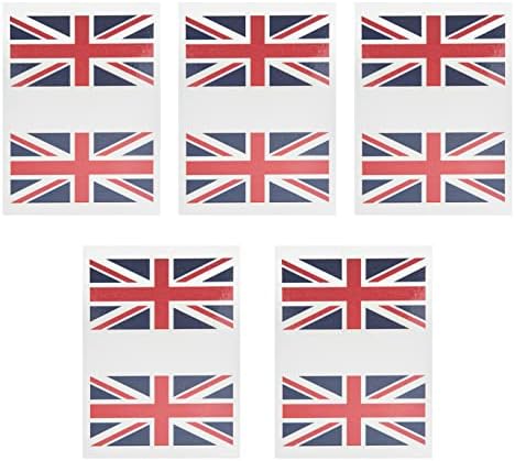 Claspeed Ser od 5 zastava u Velikoj Britaniji Privremene Velike Britanije Privremene tetovaže Nacionalna zastava Privremena tetovaža Patriotska privremena tetovaža Velika Britanija Privremena