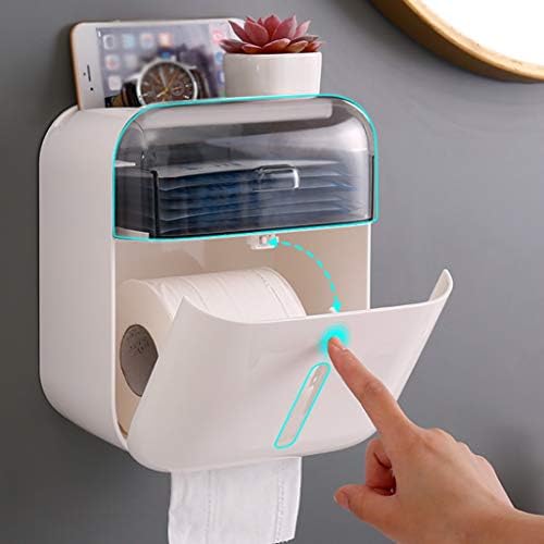 Smljlq kutija za kupaonicu, držač za toaletni papir, toaletna ladica, vodootporna papirna cijev bez