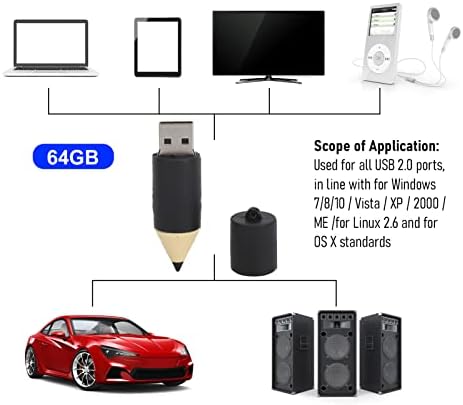 Flash disk oblika za olovke, podržava vruće zamotavanje zemljotresa otpora USB2.0 interfejs USB