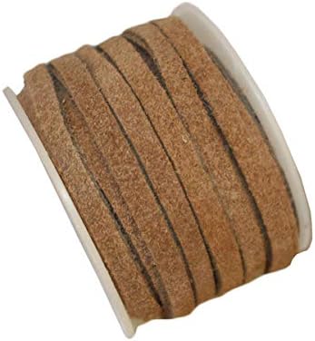 Cords Craft® | 4mm Prava pravna kožna čipka za odličnu kožu za nakit izrade ogrlica od ogrlice | 10 metara od antilop kožne kavez