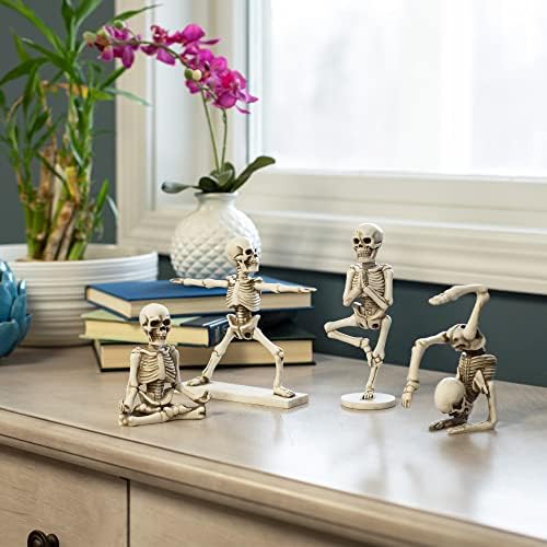 Class Collection Yoga Pose kosturi Slonovače TONE 6 inčne smole figurice set od 4
