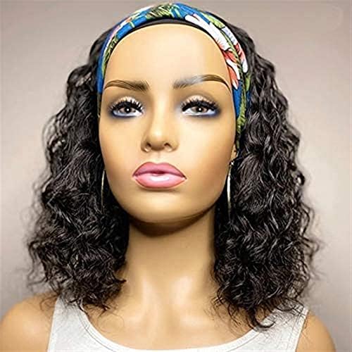 XZGDEN Hair Replacement Wig, perike za žene kovrčava ljudska kosa perika za glavu perika kratka ljudska kosa