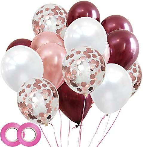 Ultimate Bachelorette dekoracije - ružičasti zlatni baloni za mladenke 35-inčni-saburginjski