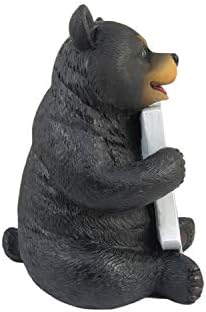 Svijet čuda Crni medvjed toaletni spremnik Dekorativna figurica | Dekorativni dodaci za kupatila i dekor