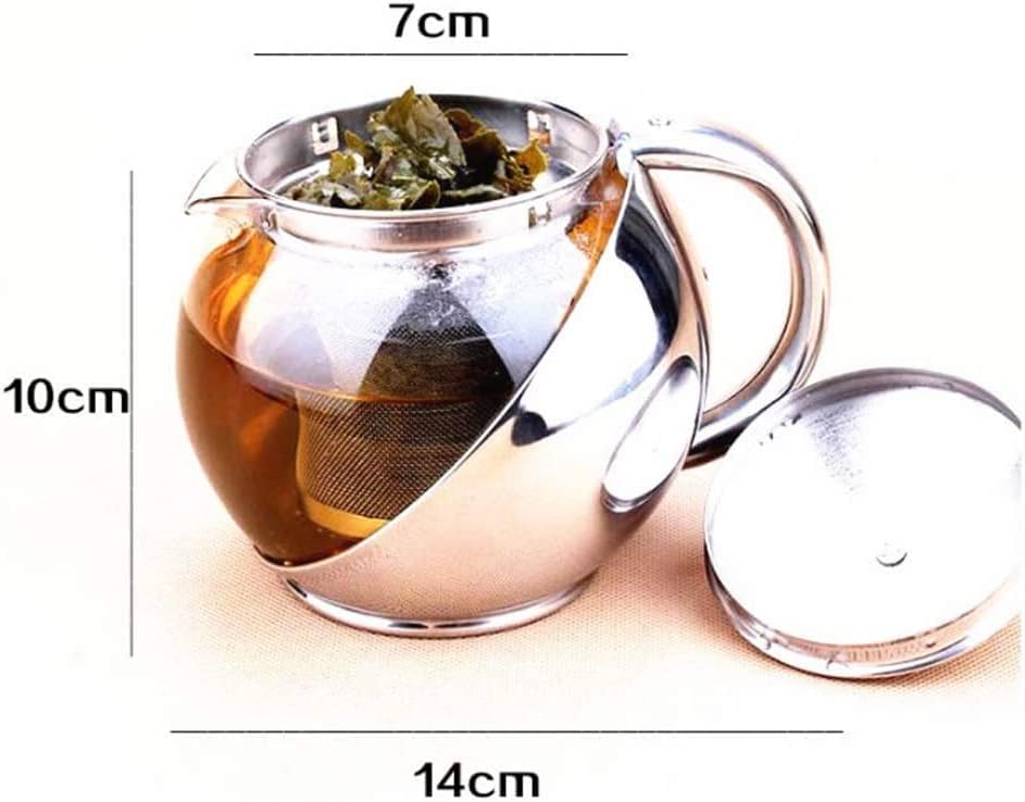 Stakleni od nehrđajućeg čelika Moderni čajnik, čaj za infuzor za infuzor Voćni čaj cvijet Teapots Teapot