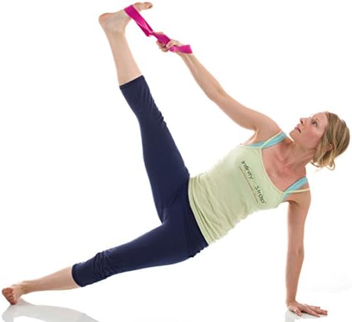 Fuyufu Yoga Stretch STRAP 8 u obliku joge za poboljšanje ravnoteže i oblika pilatea joga položaji