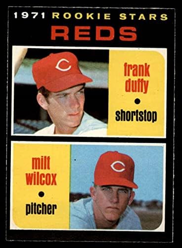 1971. O-pee-chee 164 crveni Rookies Frank Duffy / Milt Wilcox Cincinnati Reds NM Reds