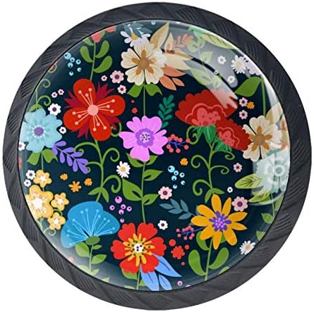 Idealiy Ethic Floral Pattern ladica vuče ručke ormar toaletni sto komoda komoda ručka za povlačenje sa vijcima