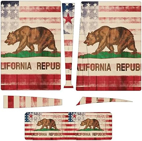 Kalifornijska američka zastava potpuno zaštitni poklopac kože dizajn naljepnice za omotavanje kompatibilne