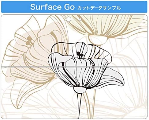 Igsticker naklopac za naljepnicu za Microsoft Površina Go / GO 2 Ultra tanke zaštitne naljepnice za tijelo 001334 Cvijet