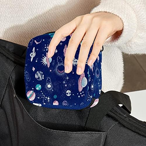 Torba za šminku Blue uzorak kozmetička torba šminka torbica za toaletnu torba Organizator za pohranu za žene