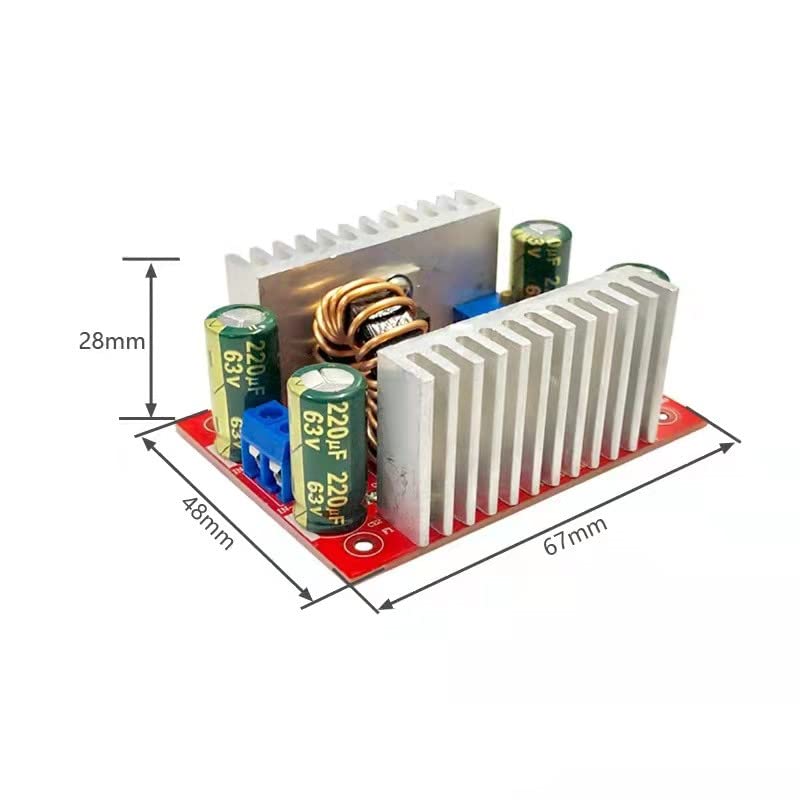 8.5-50V do 10-60V Voltage Charger 400W 15a Step-up Boost Converter Konstantna struja napajanje LED Driver DIY modul