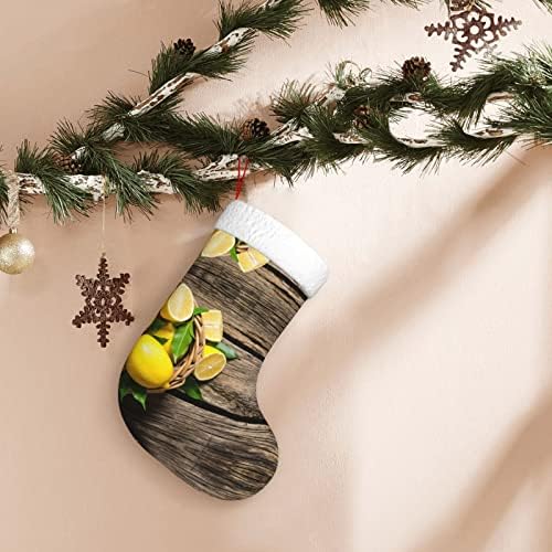 PSVOD Jedna korpa limun Novogodišnji Božićni dan Dekorativne čarape Viseće božićne čarape